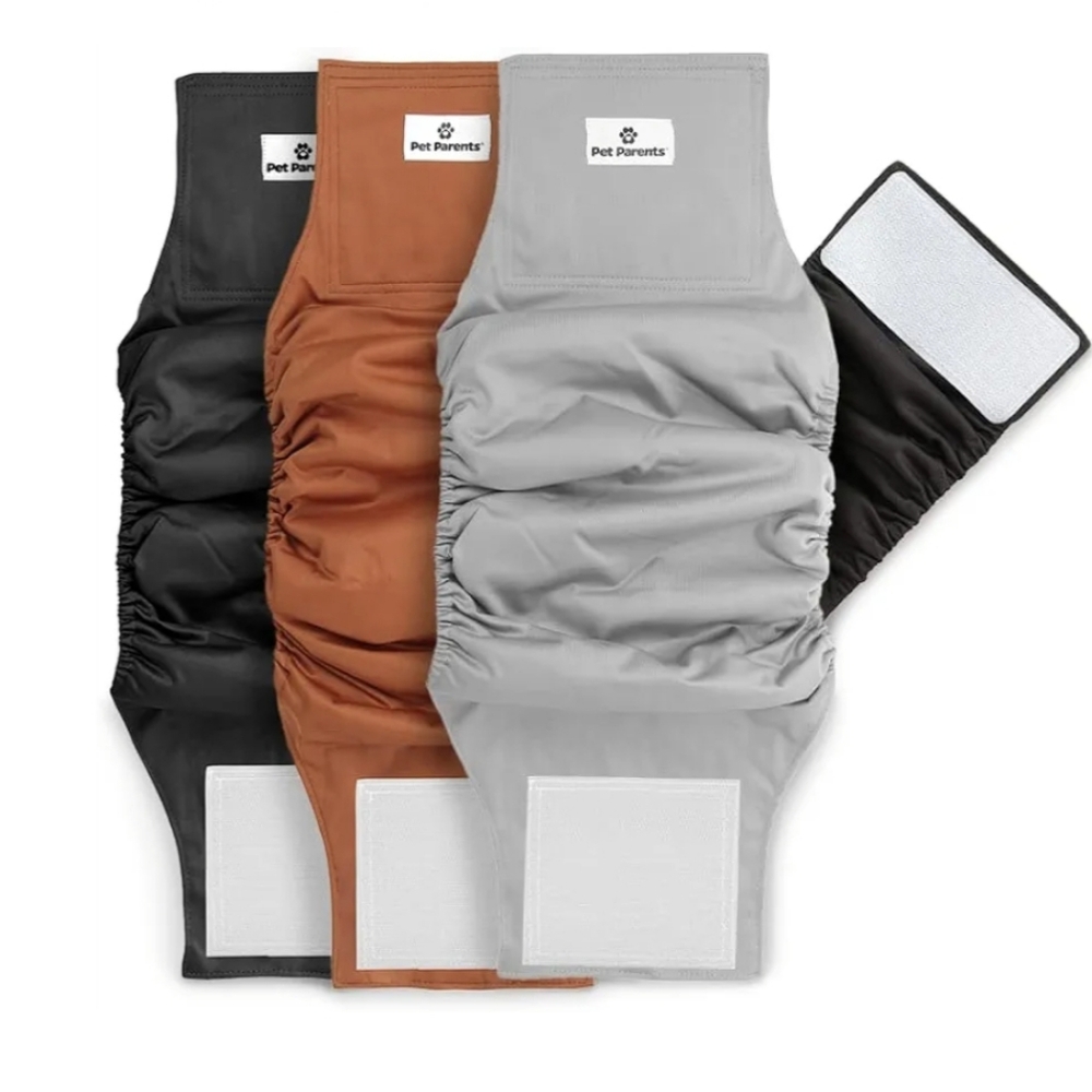 Pet Parents Dog Belly Bands XS Natural